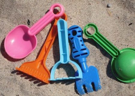 kids playing in the sand